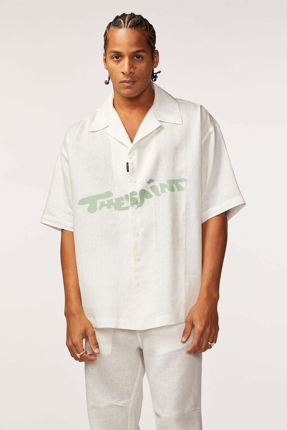 CAMISA MANGA CURTA LINHO THESAINT