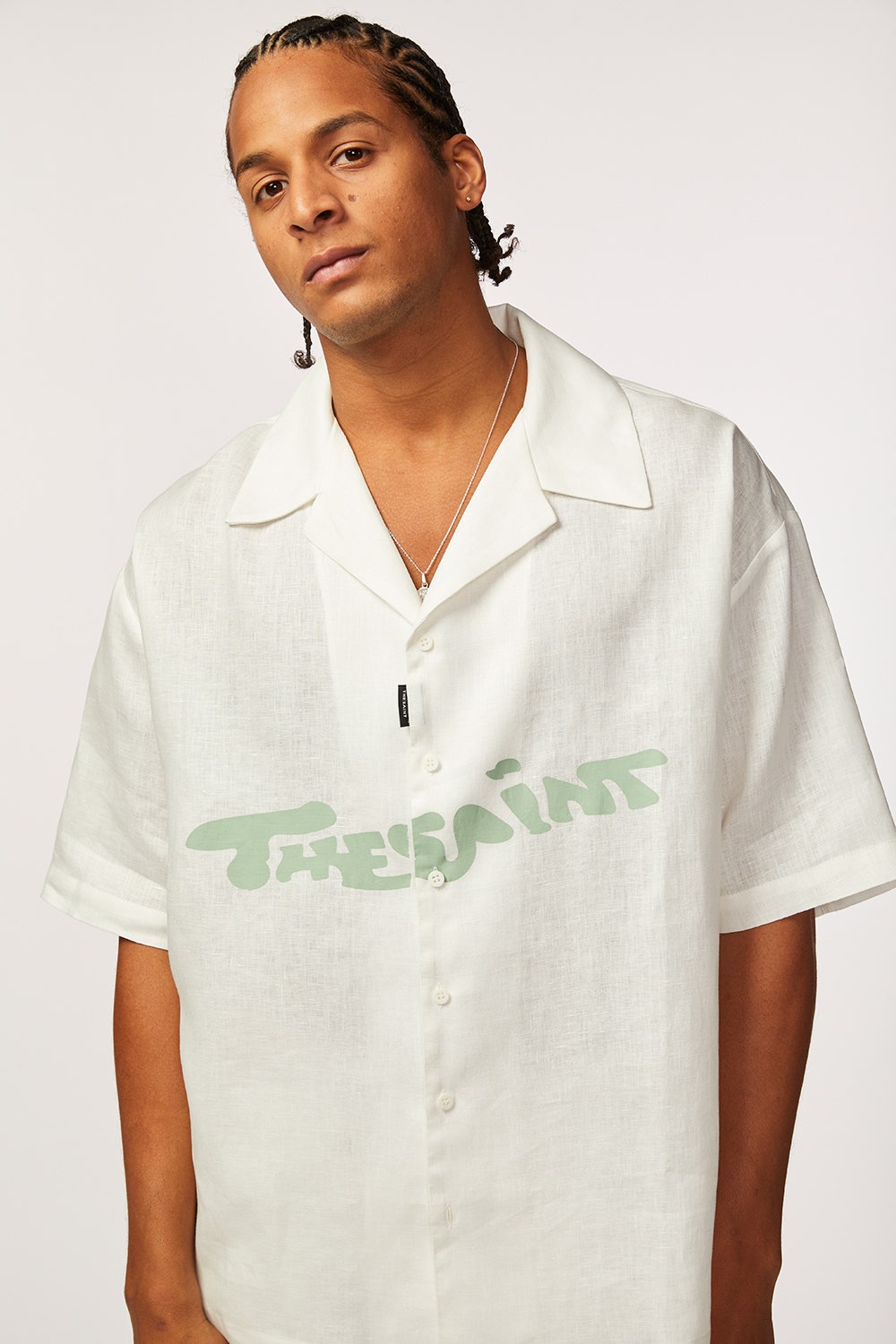 CAMISA MANGA CURTA LINHO THESAINT