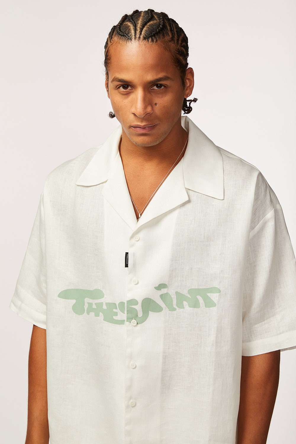 CAMISA MANGA CURTA LINHO THESAINT
