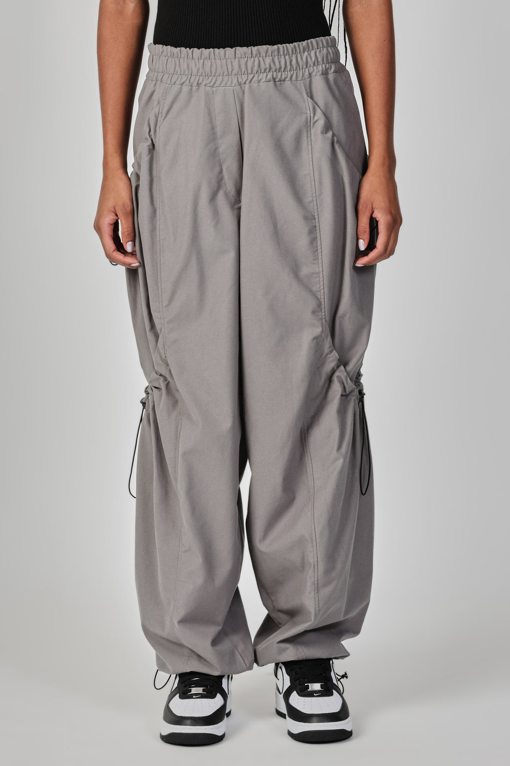 NYLON BAGGY PANTS WITH ADJUSTMENT THESAINT