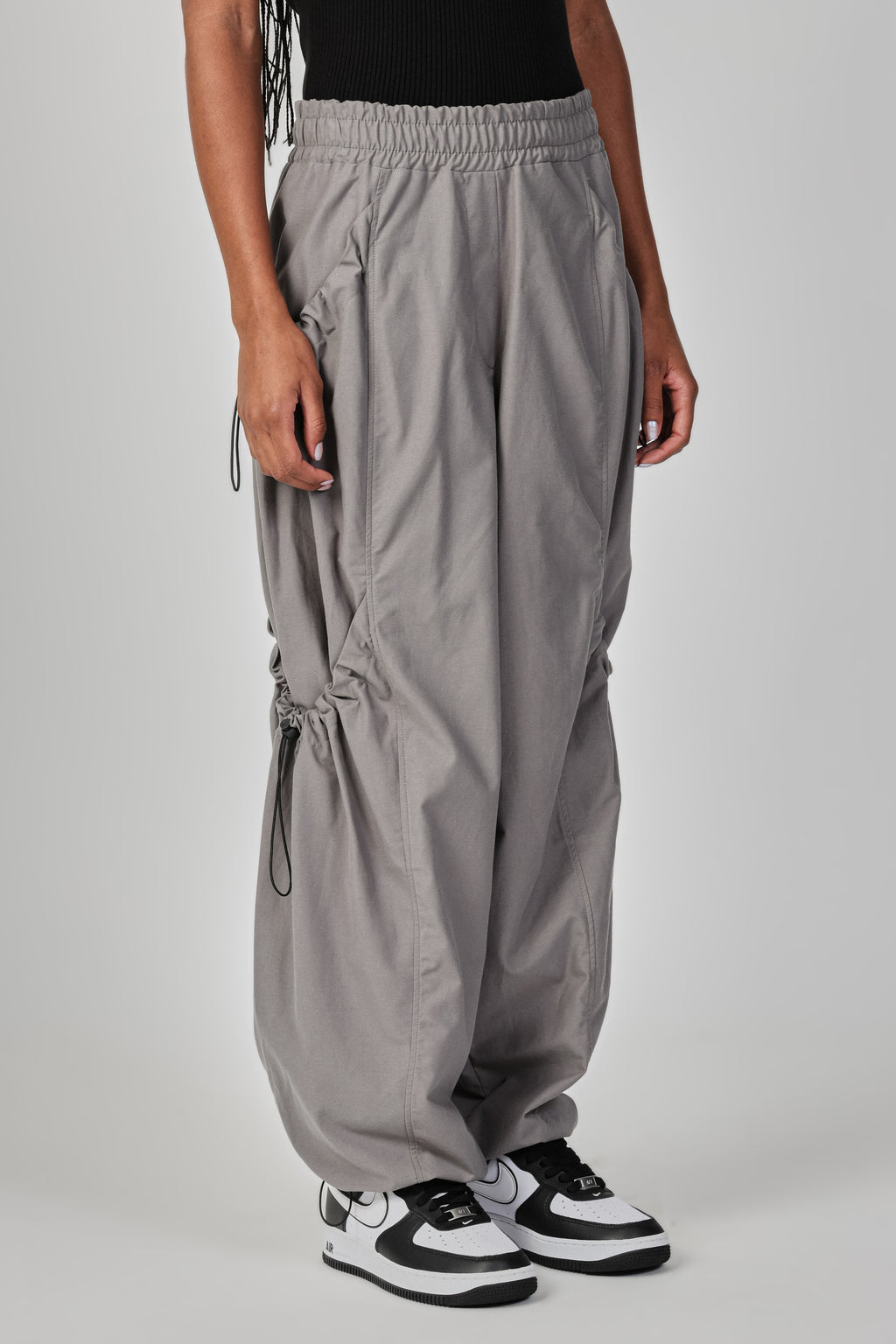 NYLON BAGGY PANTS WITH ADJUSTMENT THESAINT