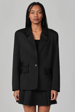 OVERSIZED SATIN BLAZER THESAINT