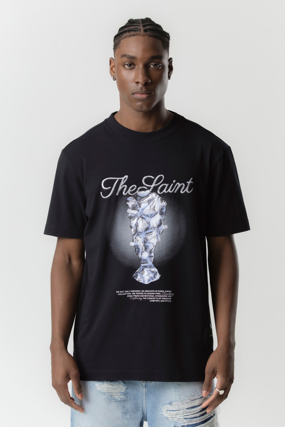 T-SHIRT COMFORT THESAINT CHAMPIONS CUP - NAVY
