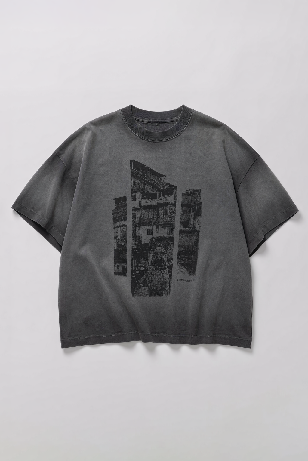 T-SHIRT BOXY VIRALATA CARAMELO