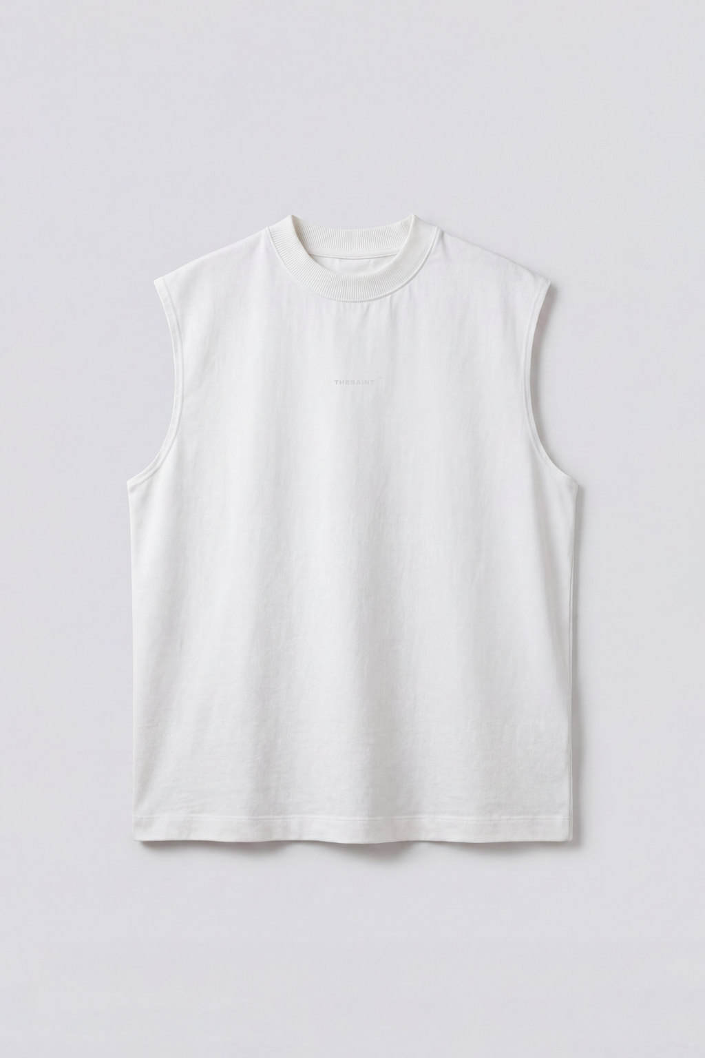 TANK TOP TURTLENECK  SOLID