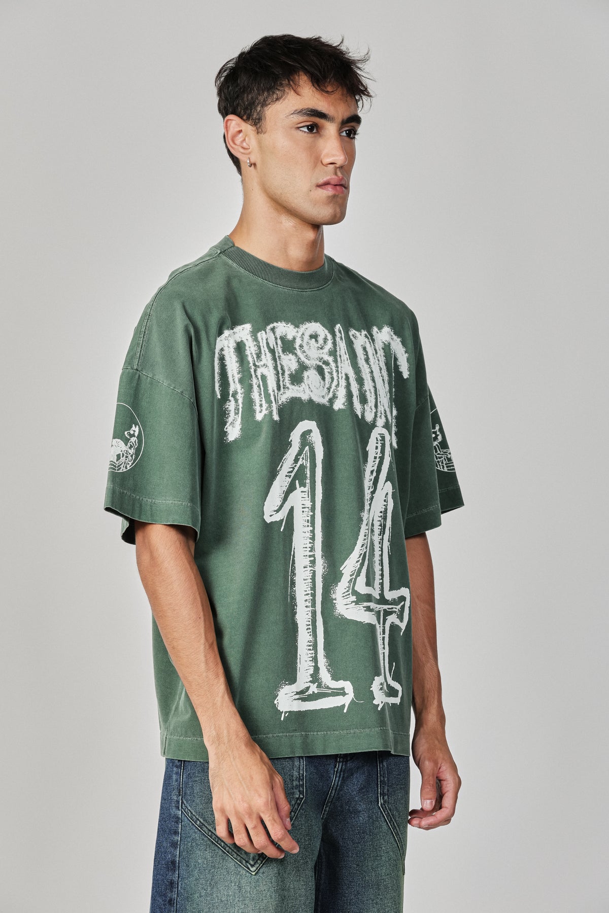 T-SHIRT OVERSIZED 14 BLUR