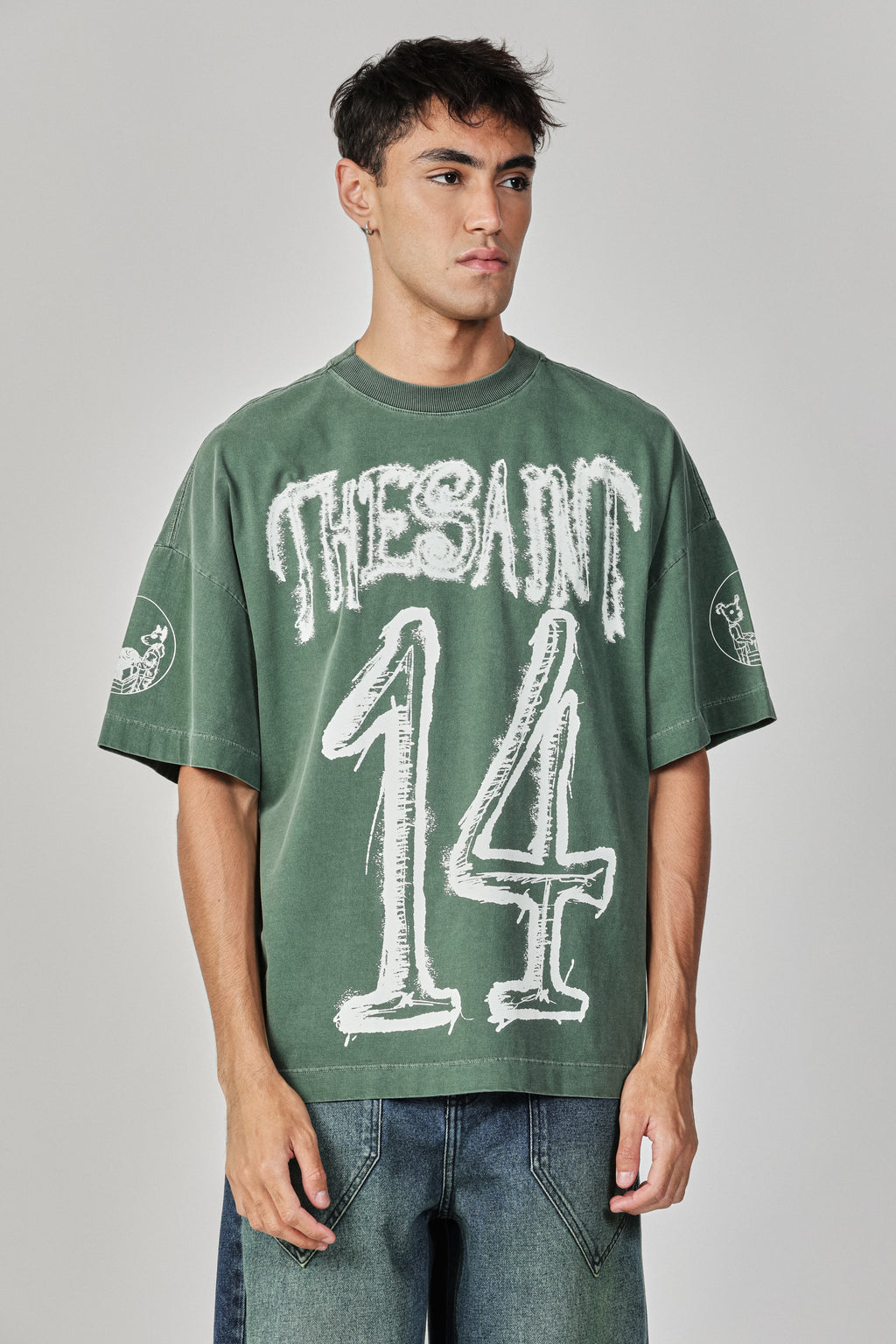 T-SHIRT OVERSIZED 14 BLUR