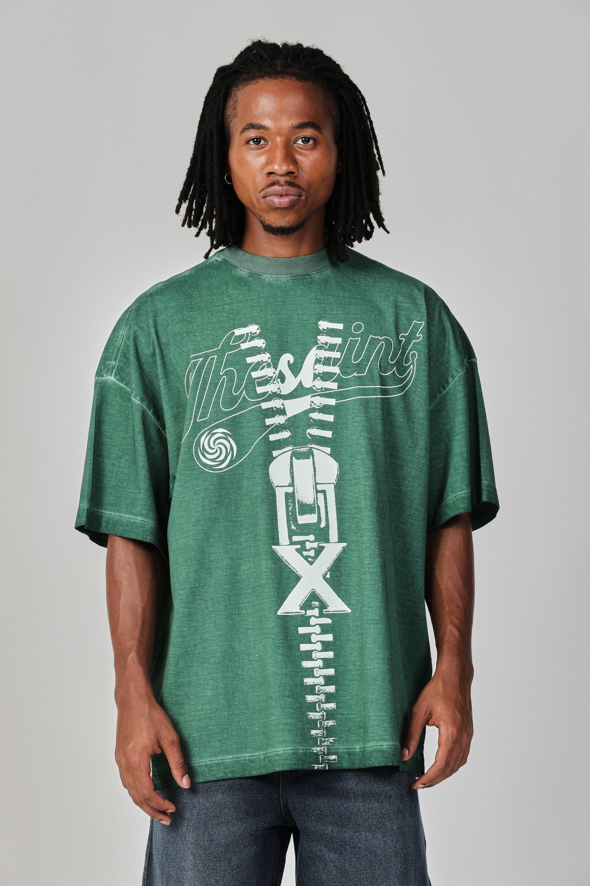 T-SHIRT OVERSIZED ZIPPER X