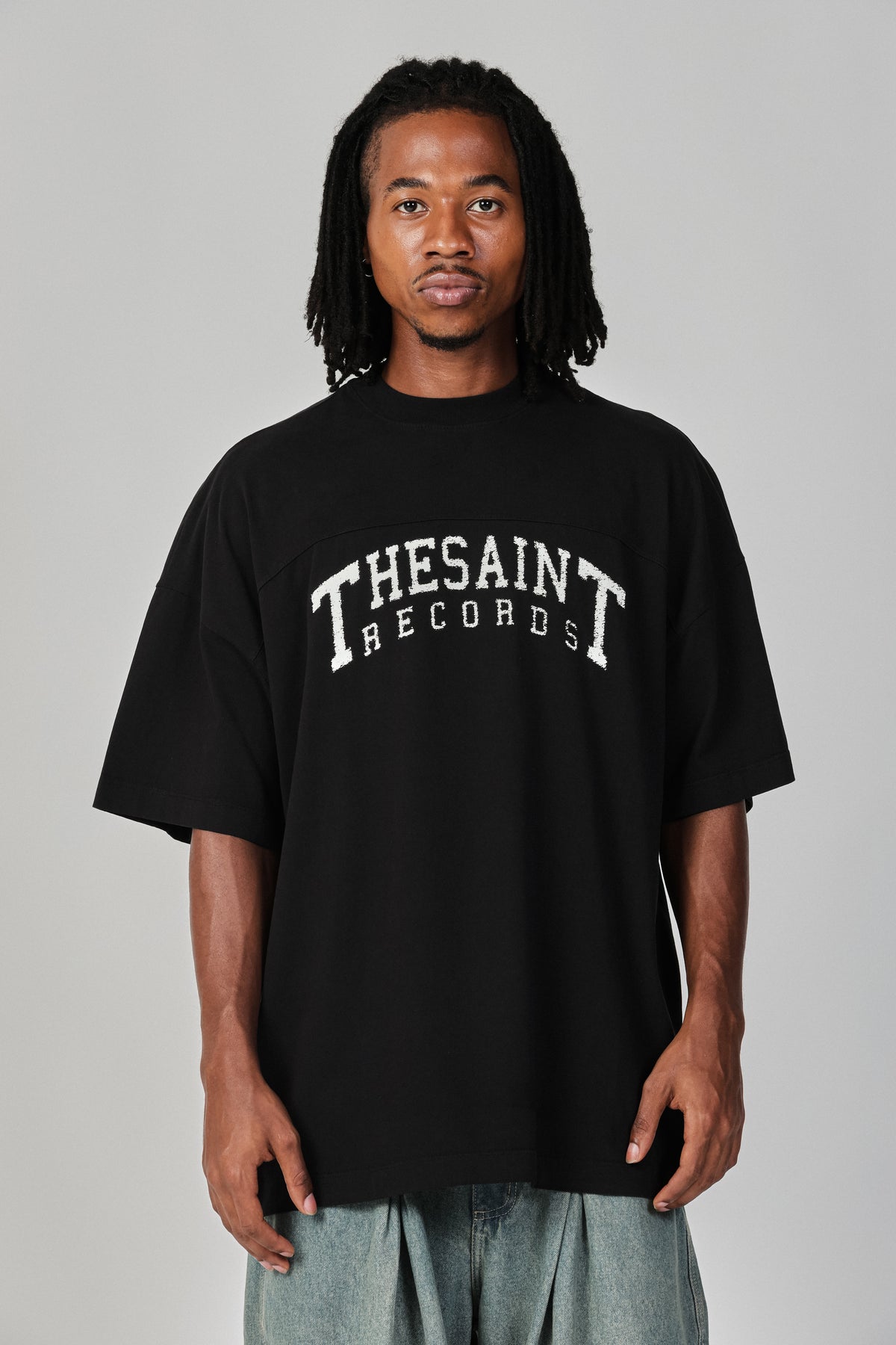 T-SHIRT OVERSIZED RECORDS GRUNGE