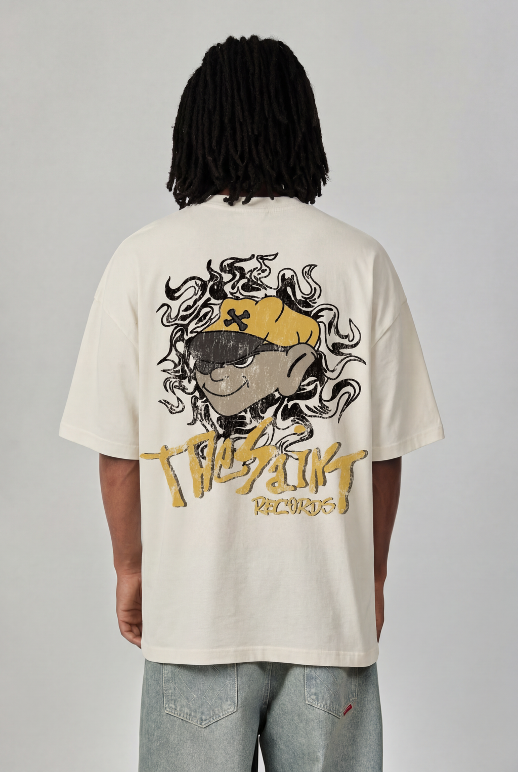 T-SHIRT OVERSIZED PIRATE RECORDS