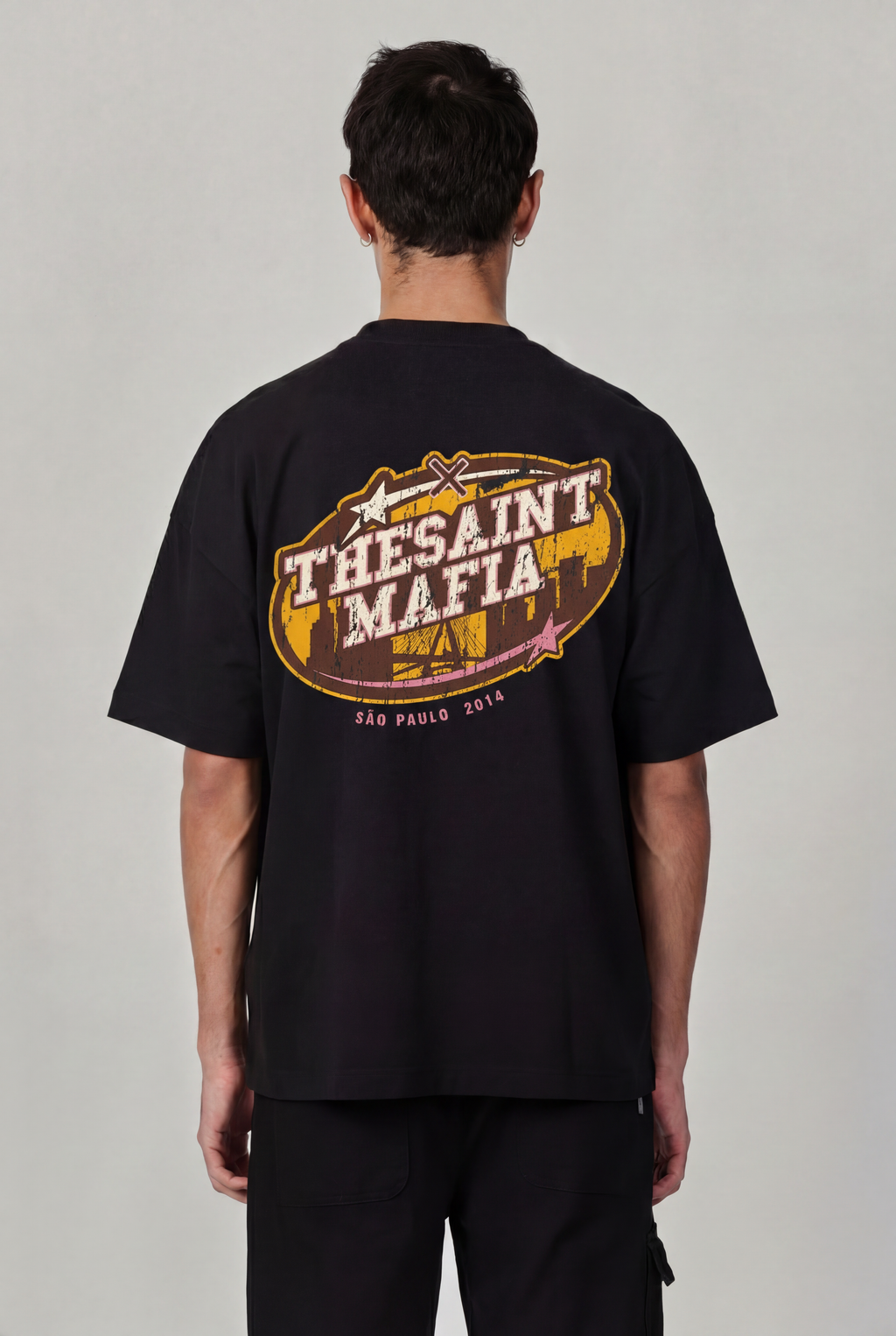 T-SHIRT OVERSIZED EMBLEMA NHL