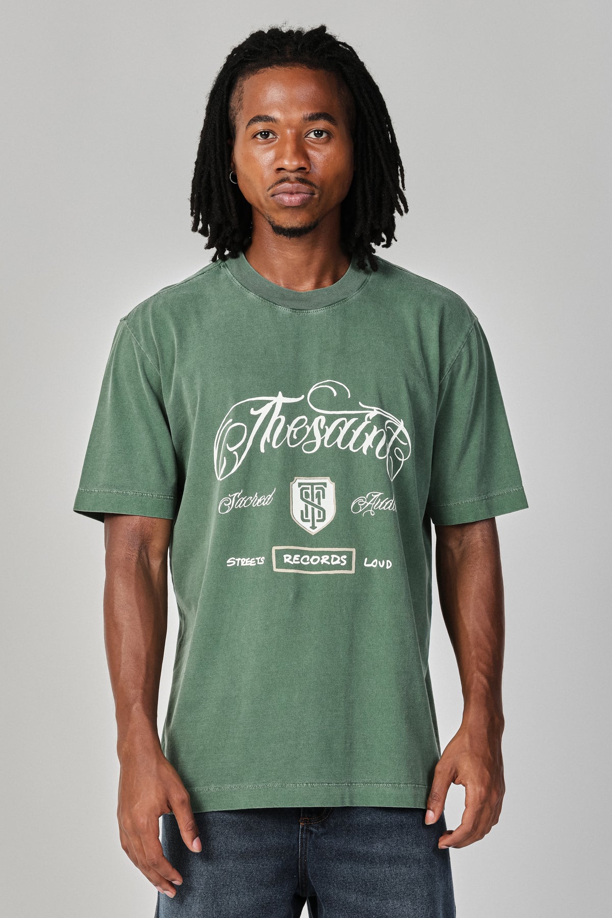 T-SHIRT COMFORT FLOURISHED CALLIGRAPHY