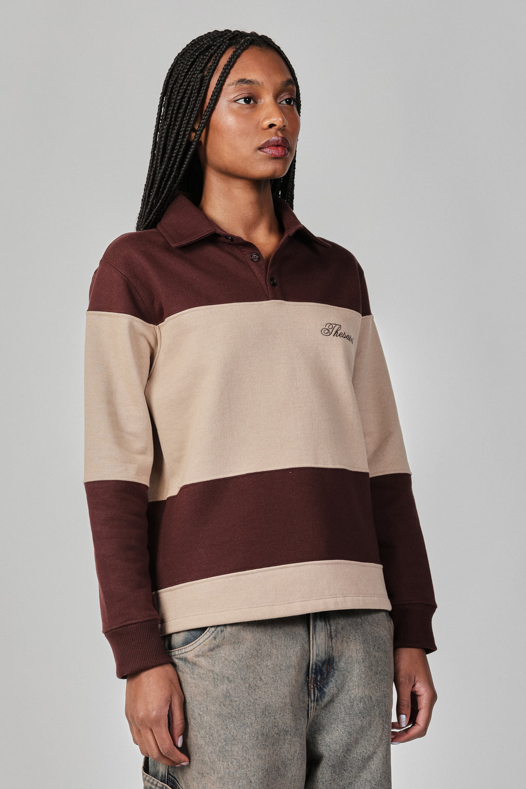 REGULAR FLEECE POLO SHIRT THESAINT