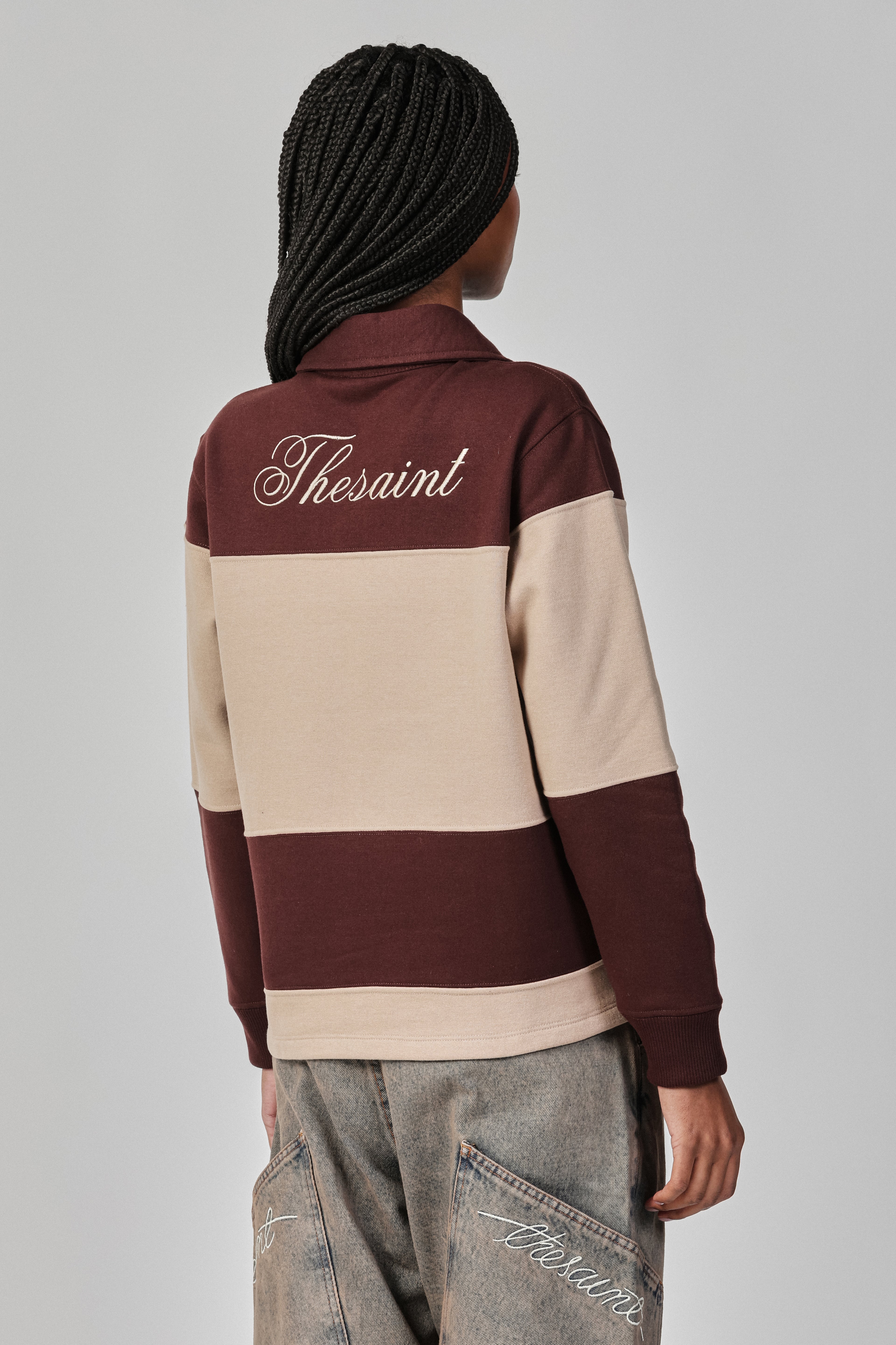 REGULAR FLEECE POLO SHIRT THESAINT