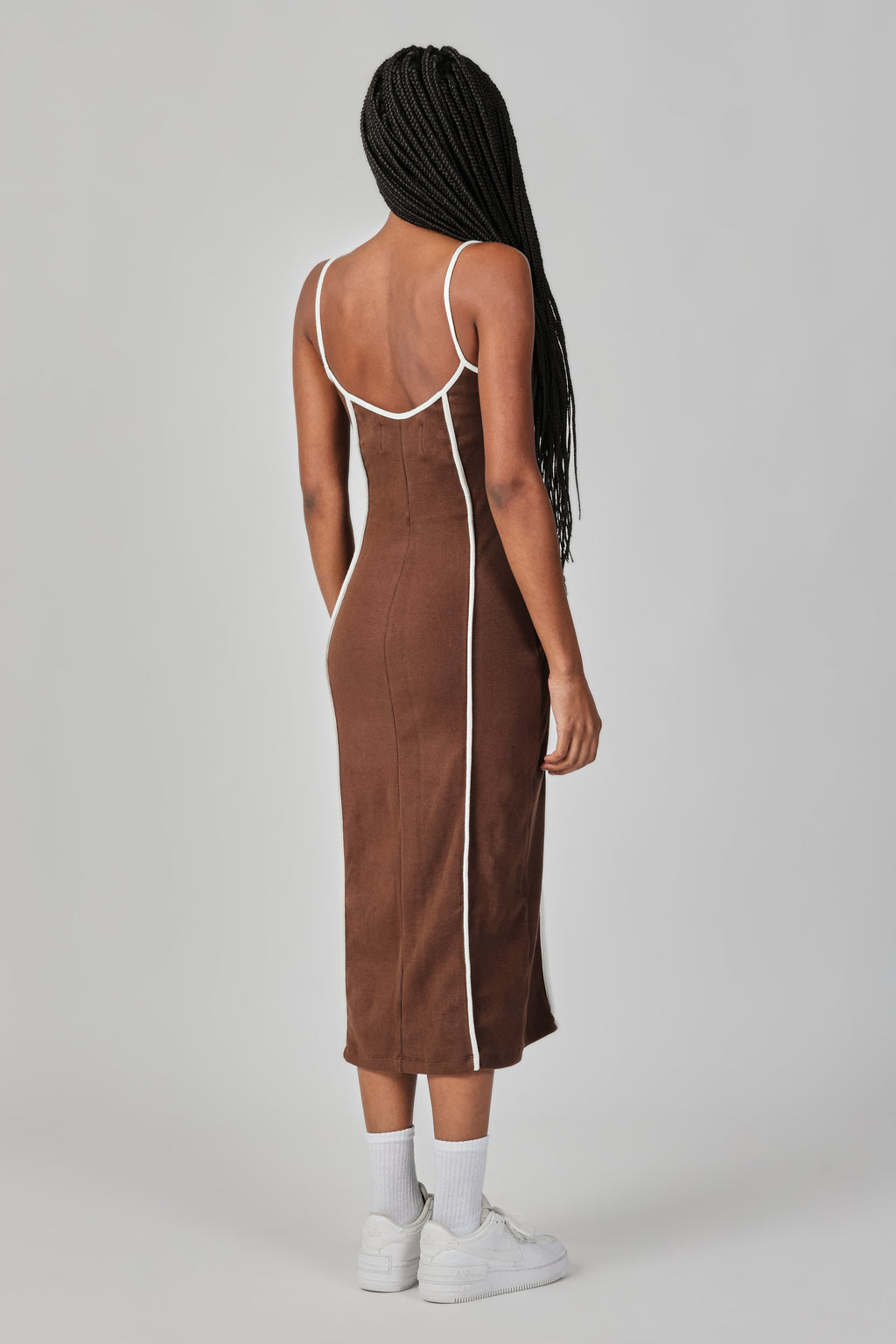 RIBBED MIDI DRESS THESAINT