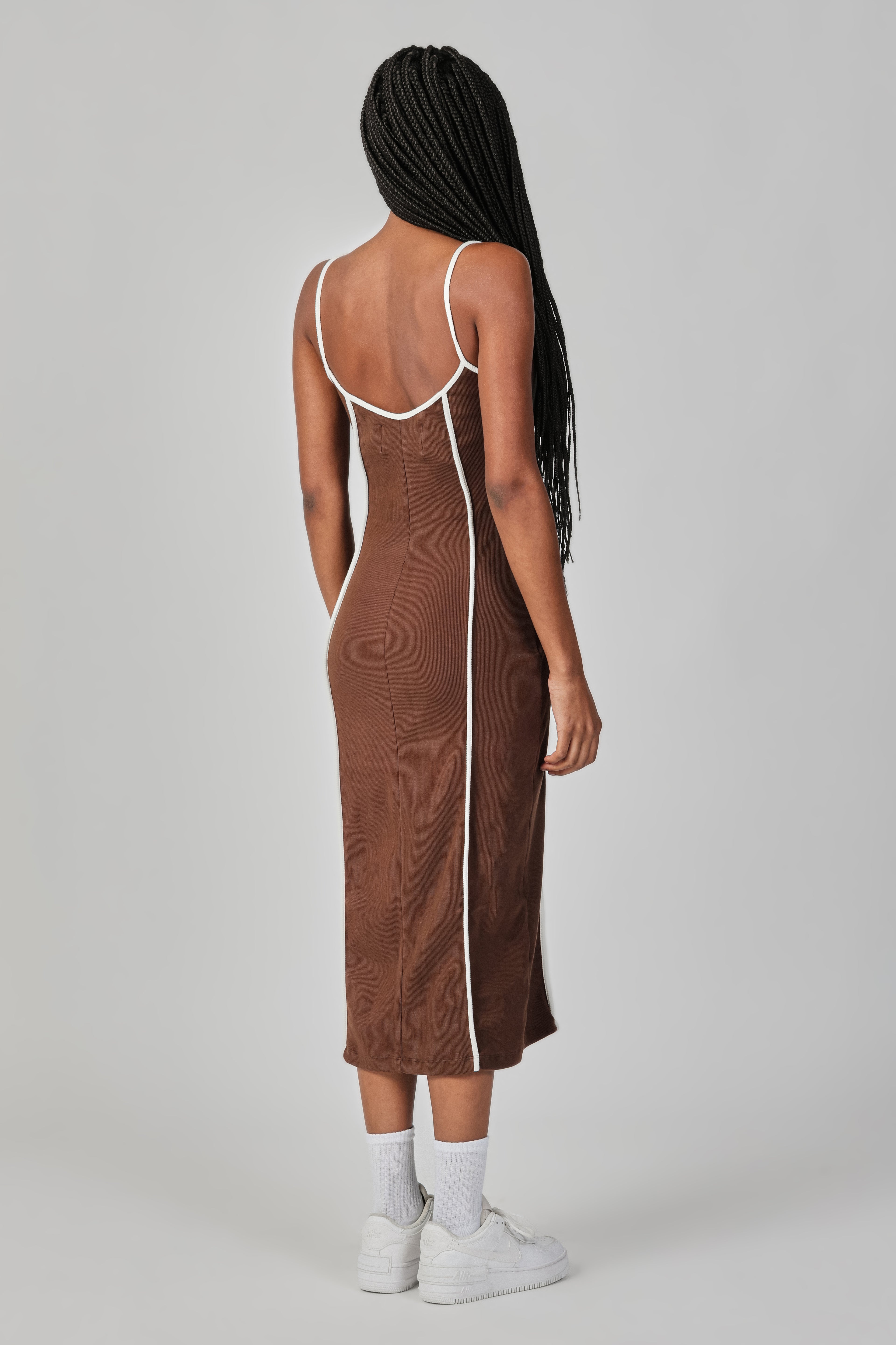 RIBBED MIDI DRESS THESAINT