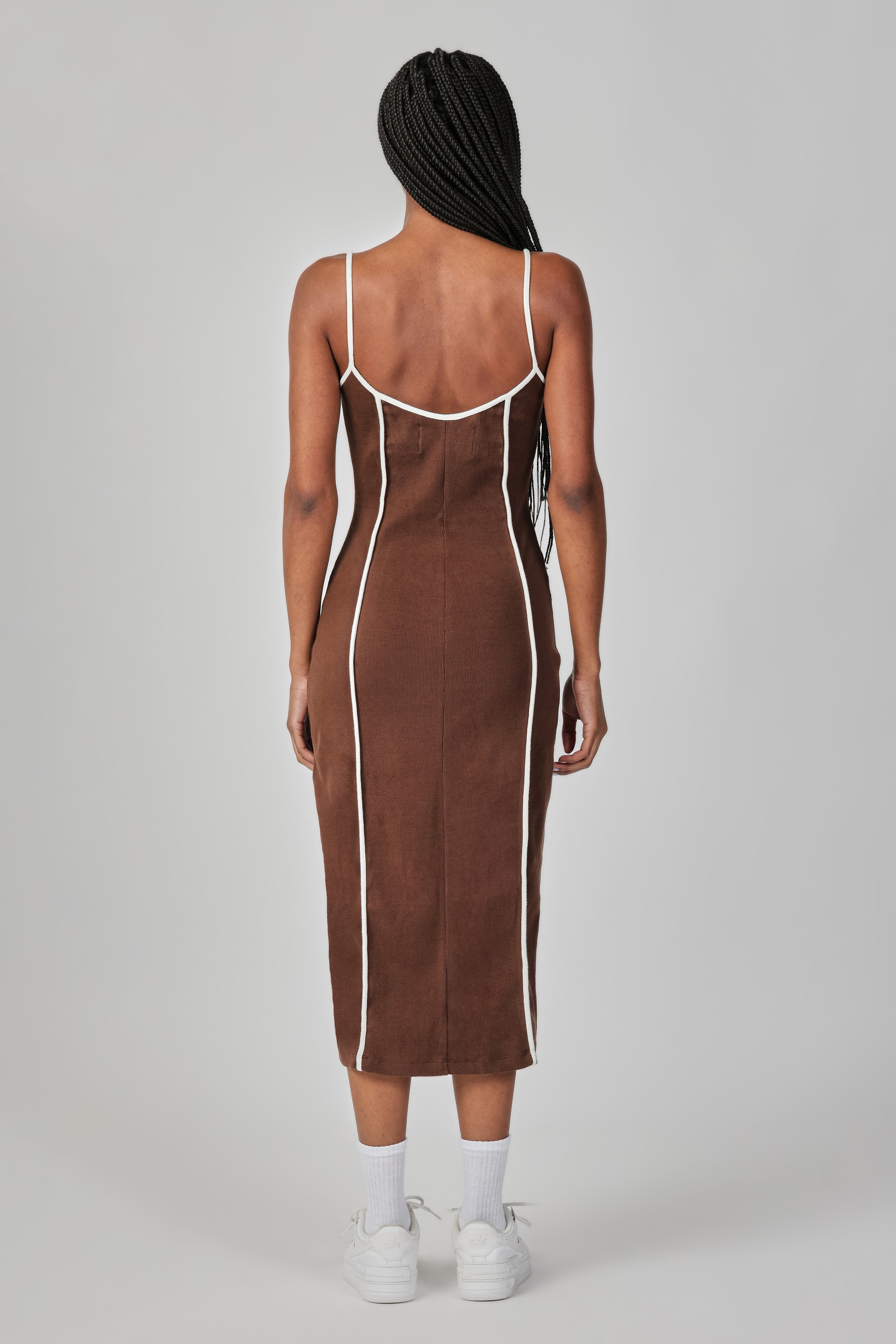 RIBBED MIDI DRESS THESAINT