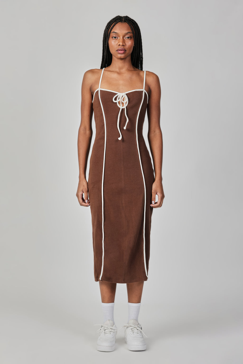 RIBBED MIDI DRESS THESAINT