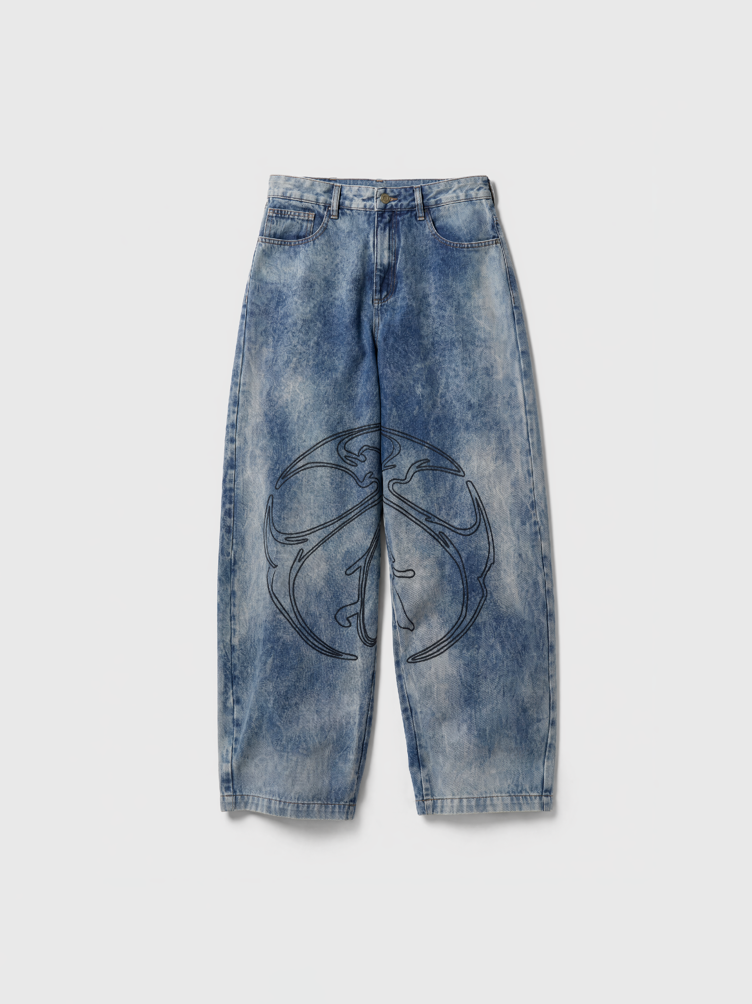 BAGGY DENIM PANTS TIME TRAVEL