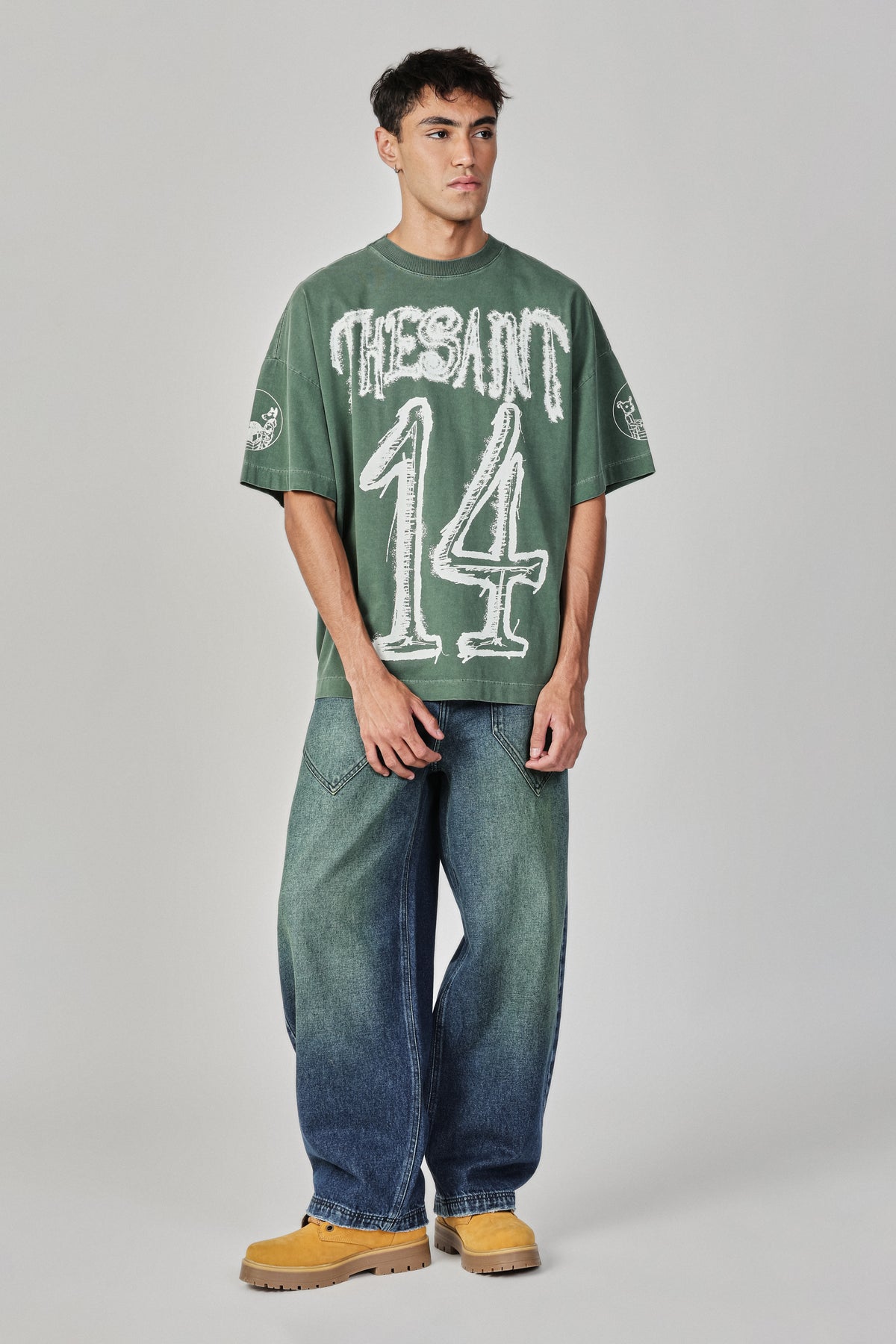 T-SHIRT OVERSIZED 14 BLUR