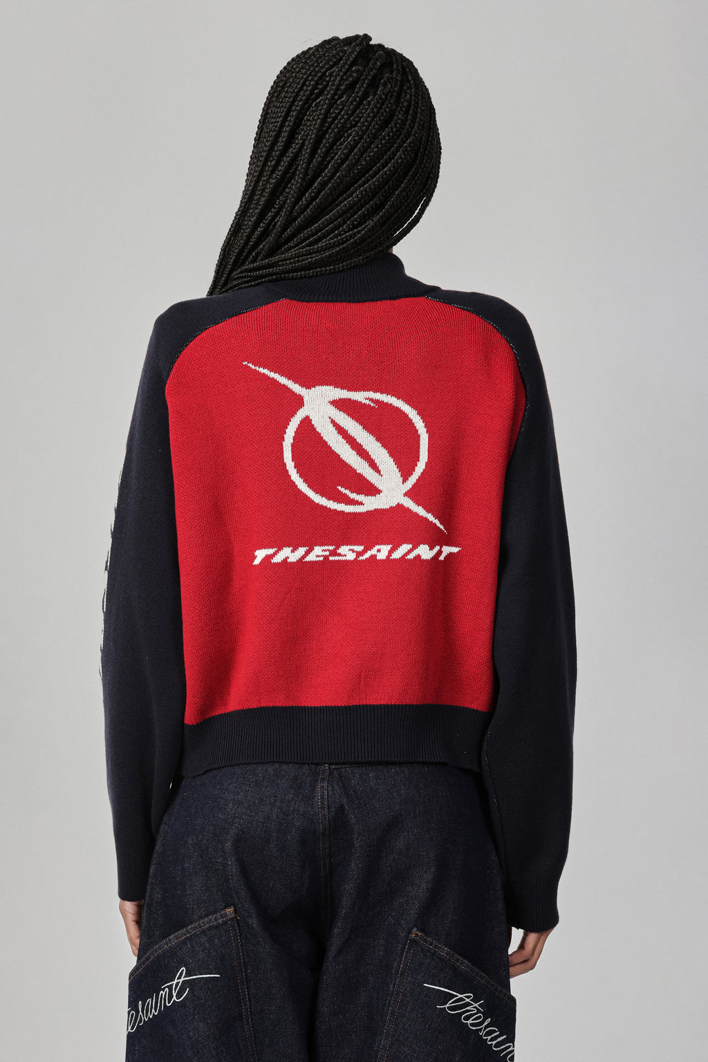 OVERSIZED TRICOT CARDIGAN THESAINT