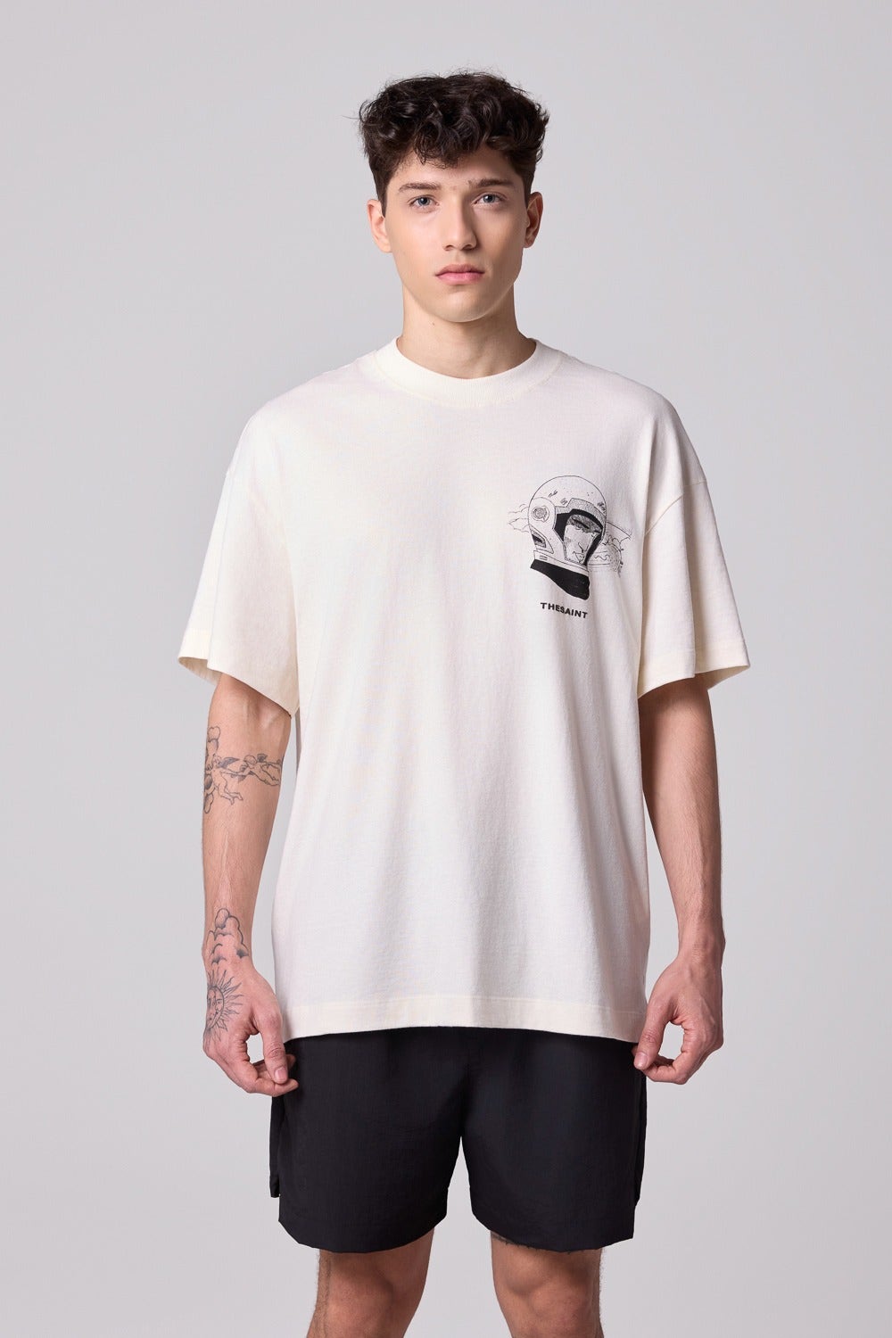 T-SHIRT BOXY MOON MAN