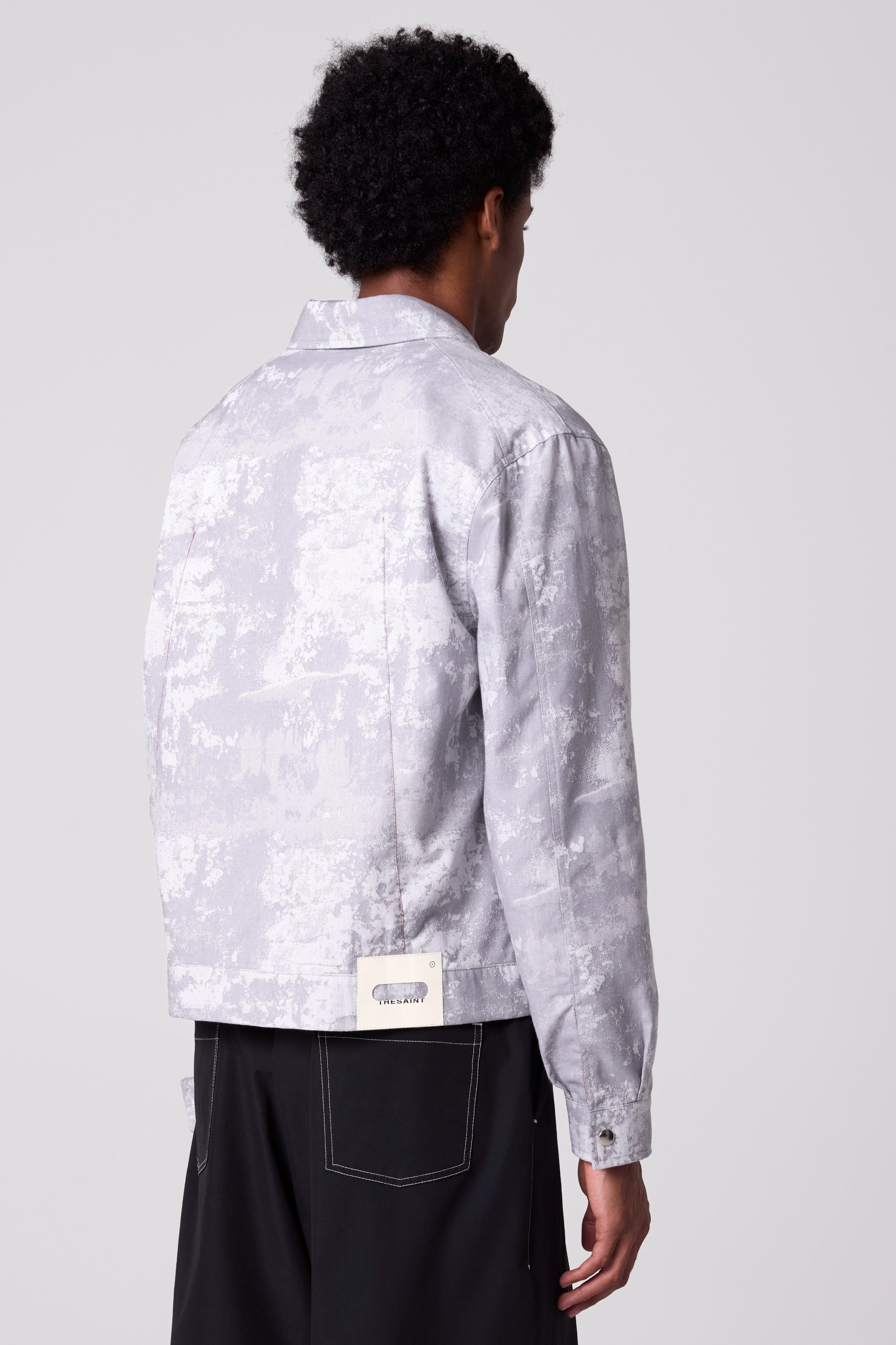 JACQUARD JACKET X CAMO