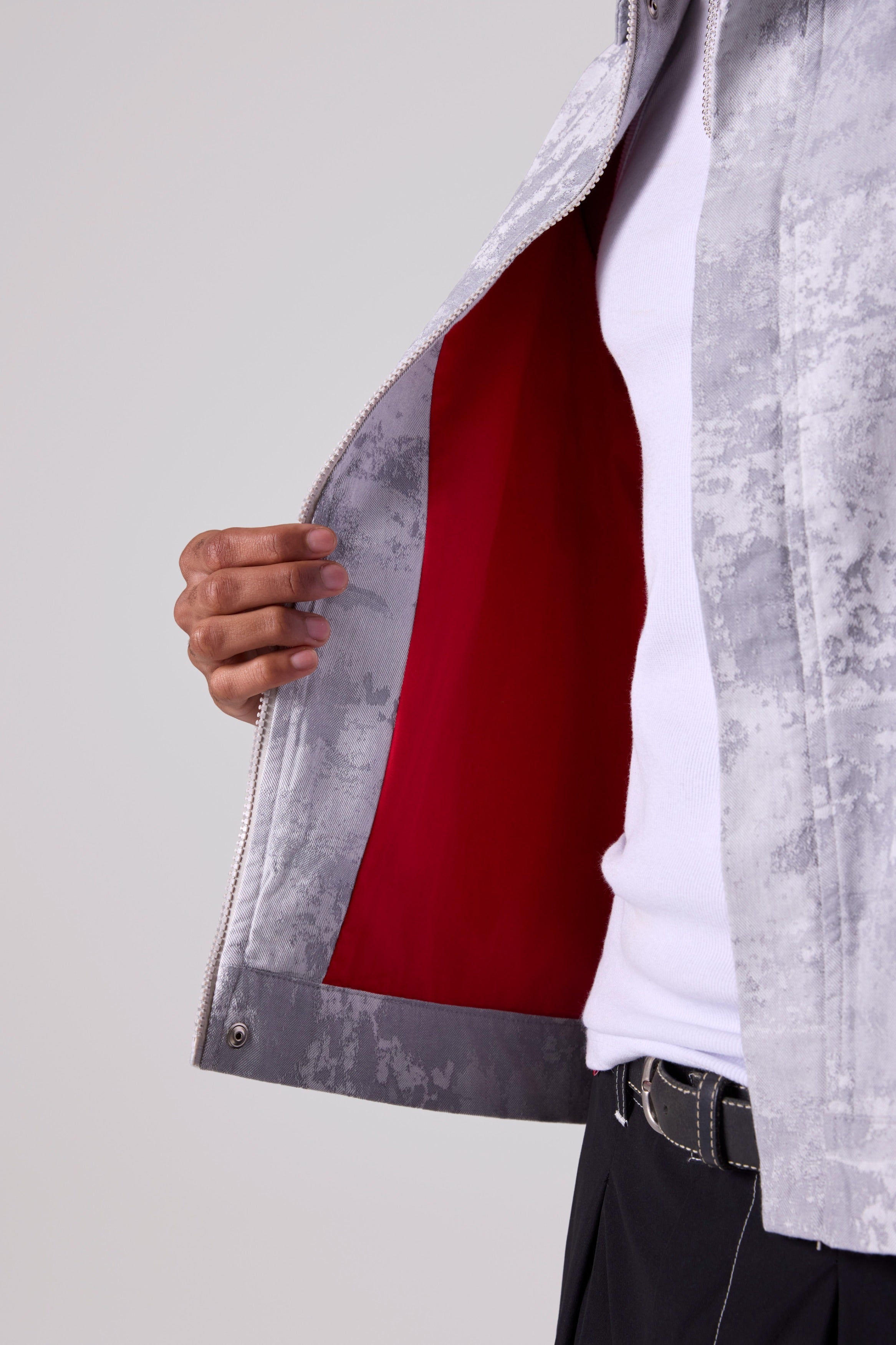 JACQUARD JACKET X CAMO