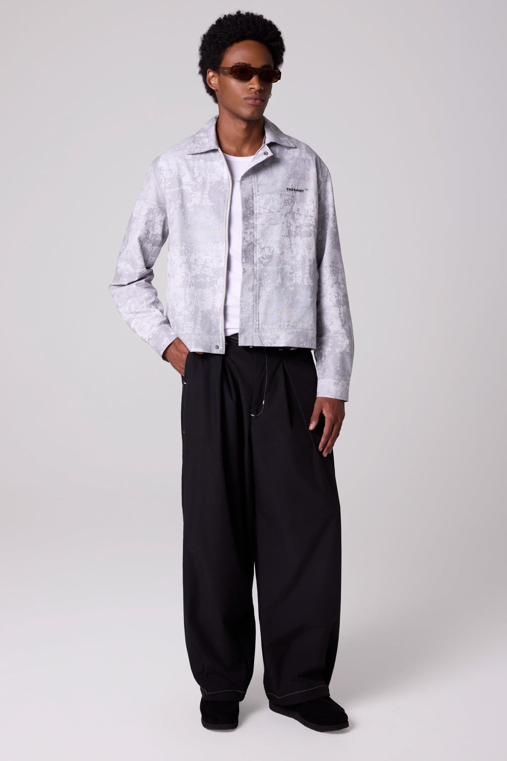 JACQUARD JACKET X CAMO