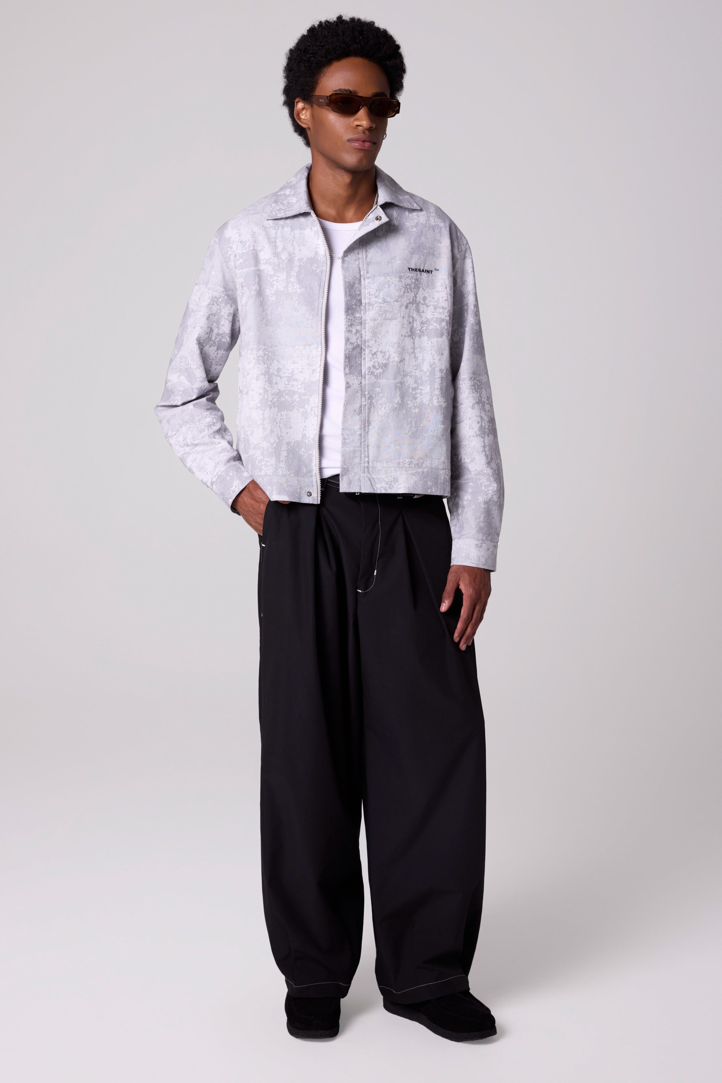 JACQUARD JACKET X CAMO