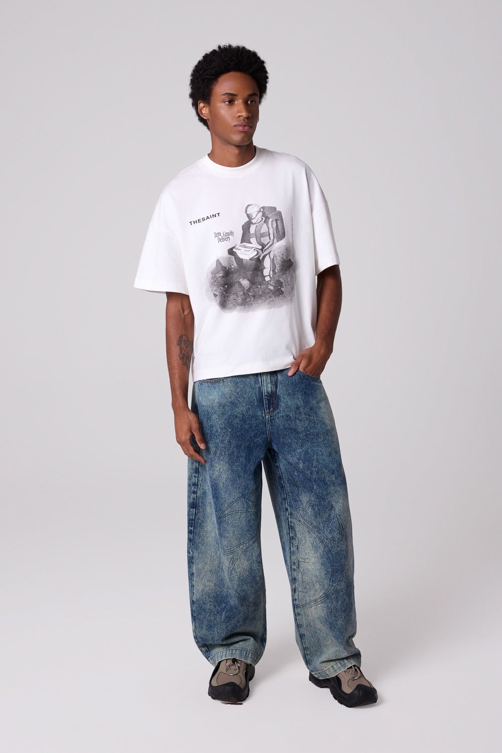 T-SHIRT WIDE BOXY PIZZA DELIVERY