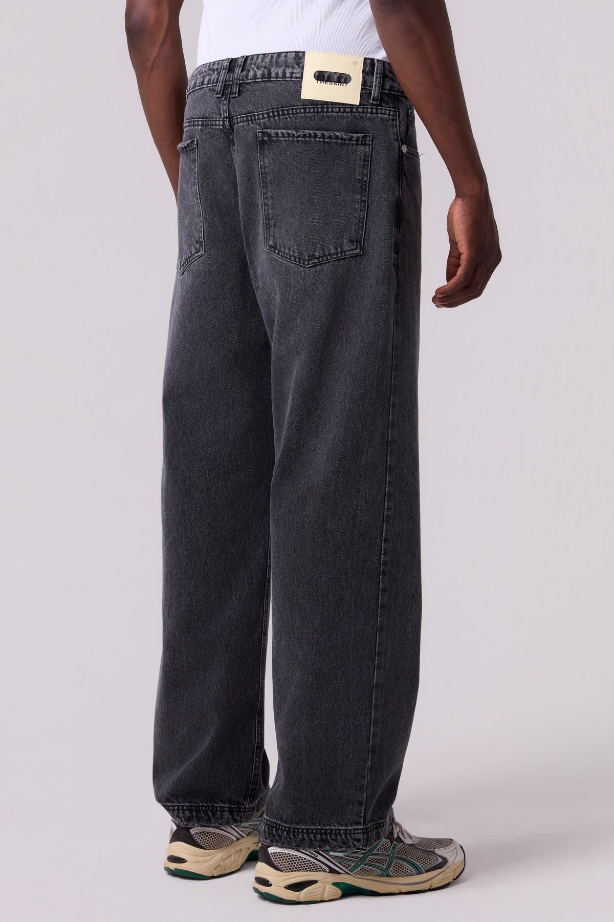 REGULAR DENIM PANTS SOLID