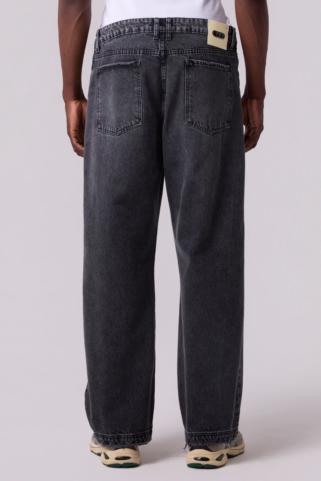 REGULAR DENIM PANTS SOLID
