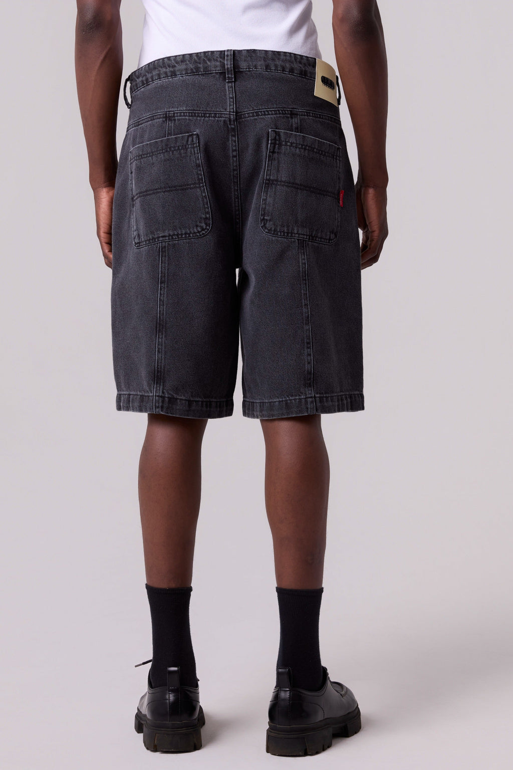DENIM JORTS POCKETS