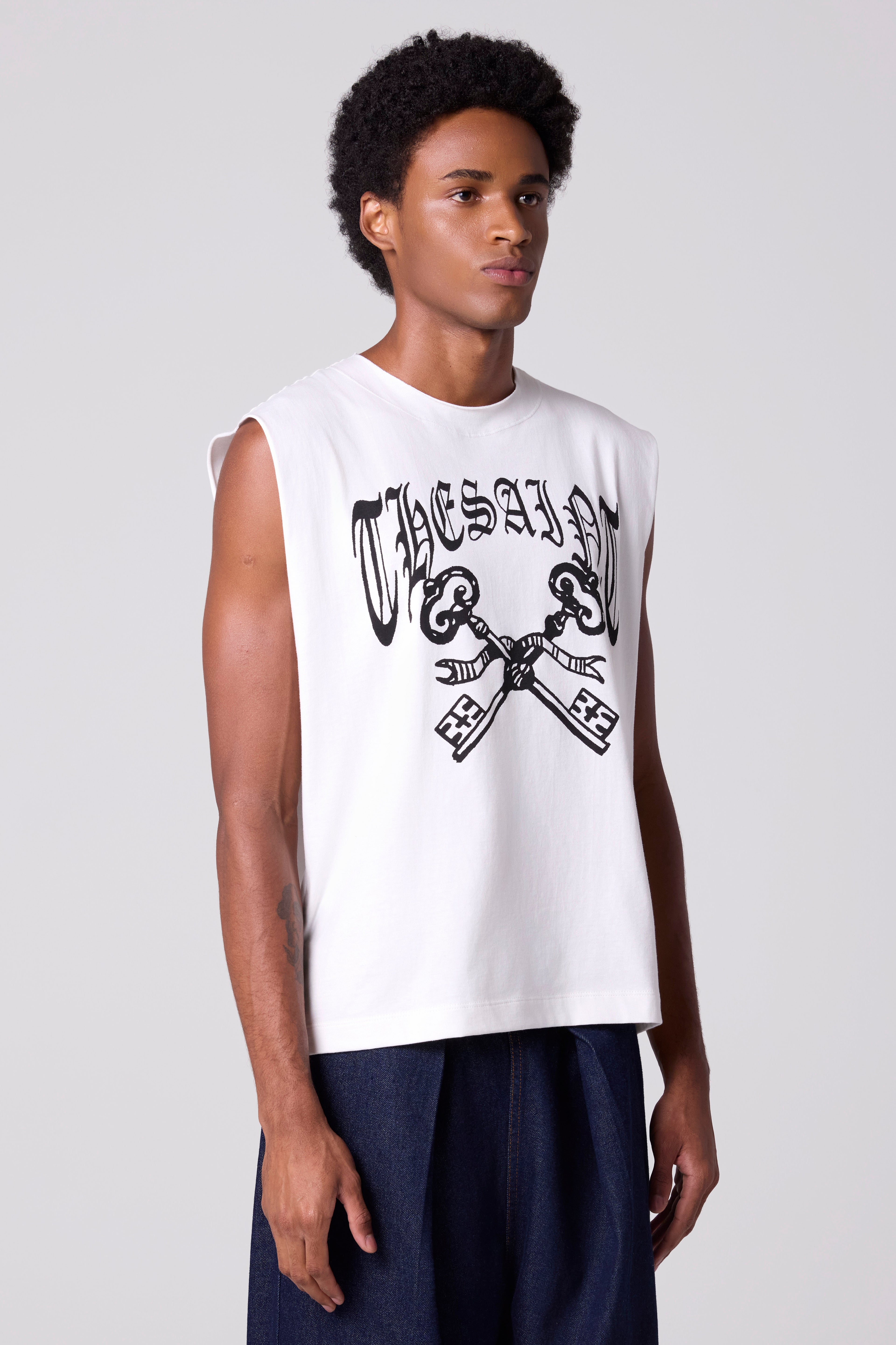 TANK TOP CROSSED KEYS