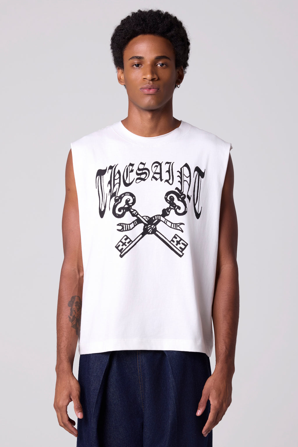 TANK TOP CROSSED KEYS