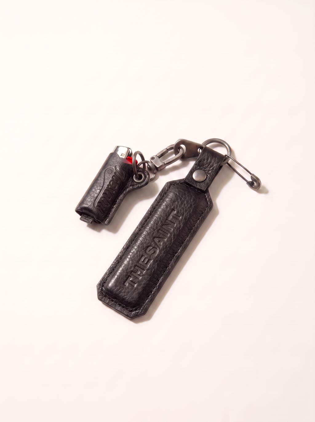 LEATHER KEYCHAIN THESAINT