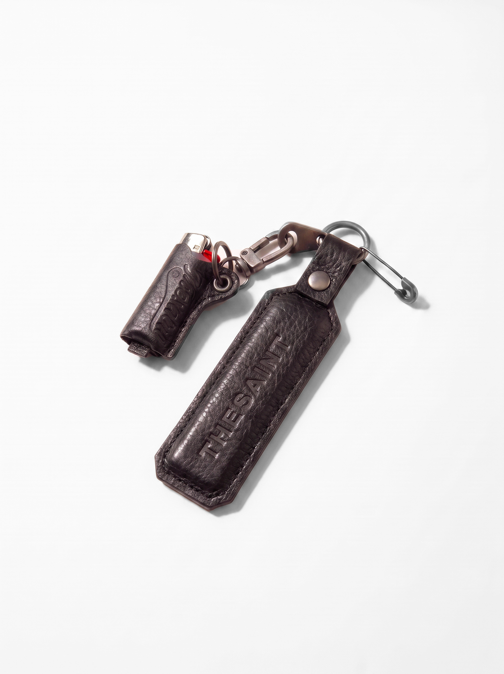 LEATHER WALLET LIGHTER HOLDER THESAINT