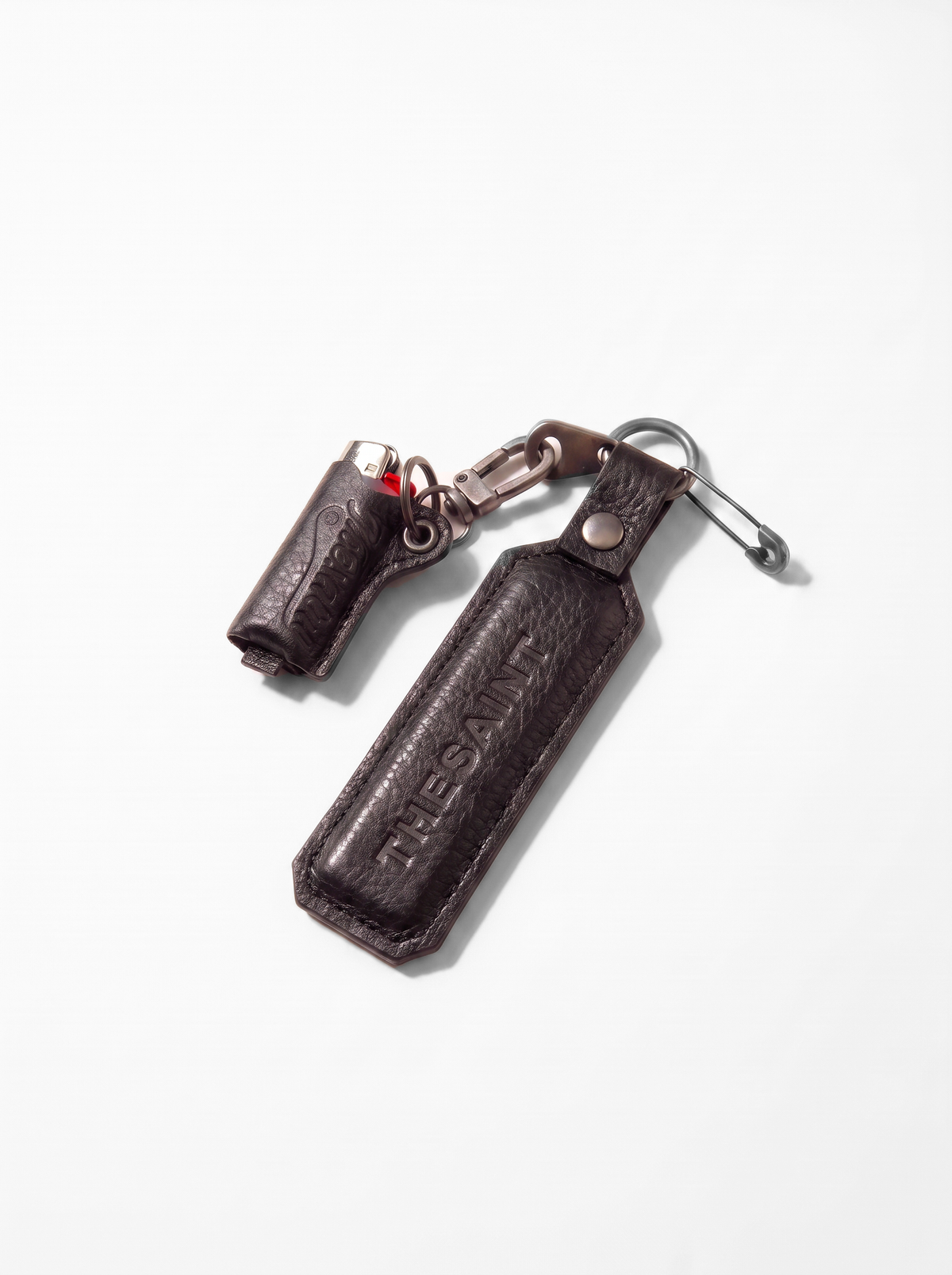 LEATHER WALLET LIGHTER HOLDER THESAINT