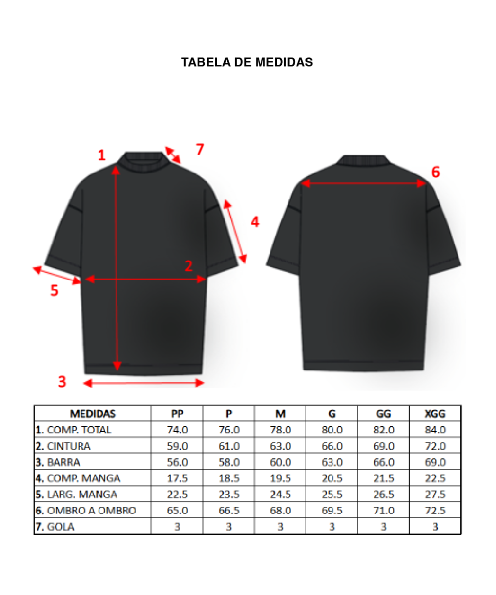 T-SHIRT OVERSIZED FORTEX RAIOS - PRETO