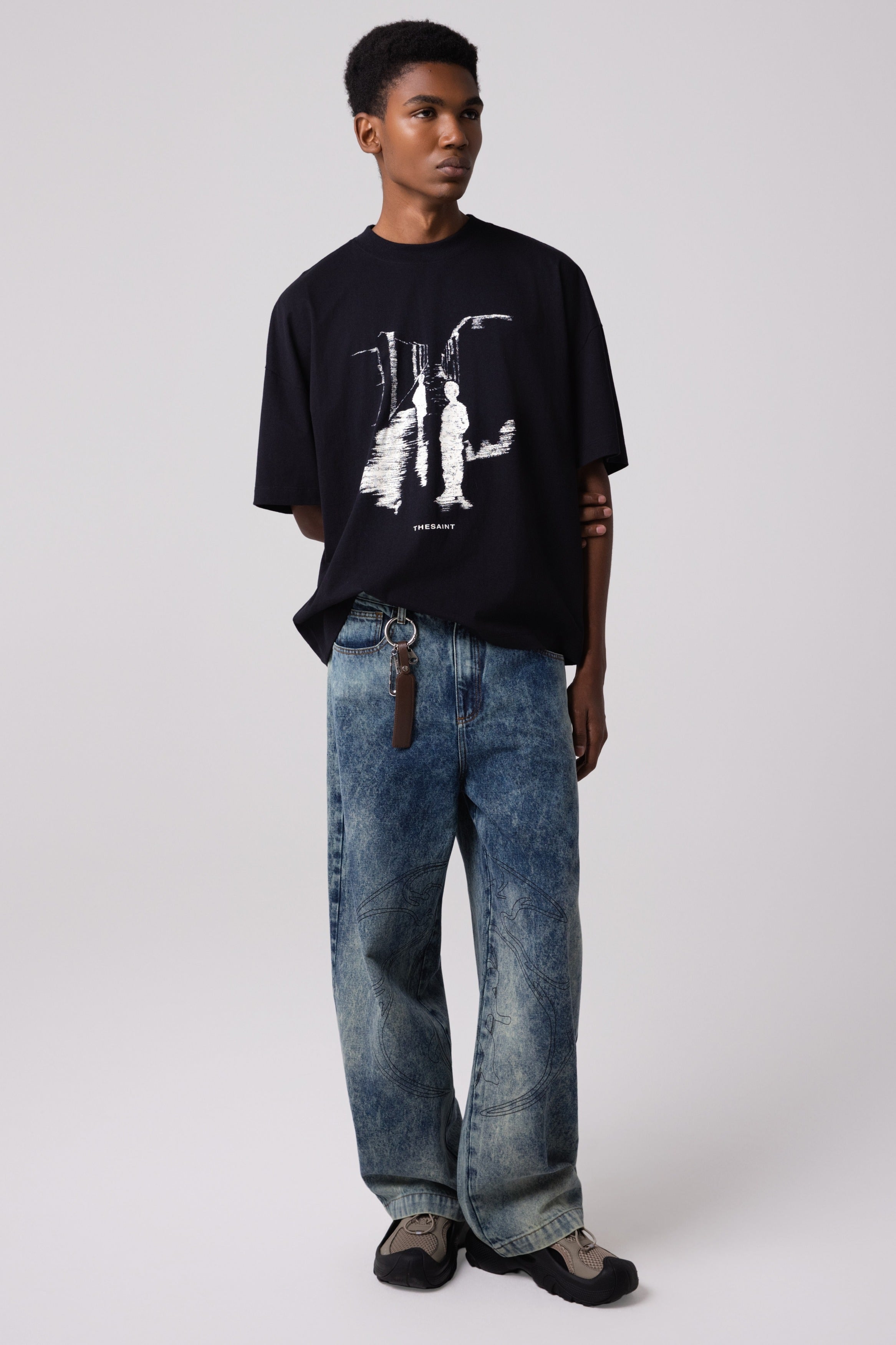T-SHIRT WIDE BOXY SHADOW